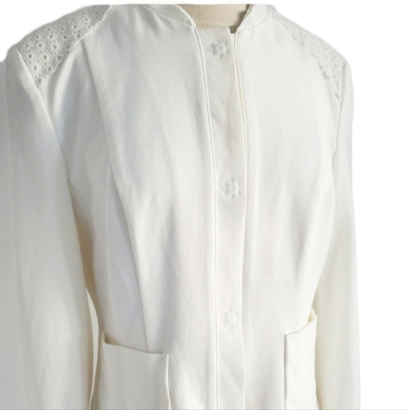 NWT MARC CAIN Light Cream Summer Blazer - Picture 2 of 9